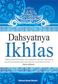 Image of Dahsyatnya Ikhlas